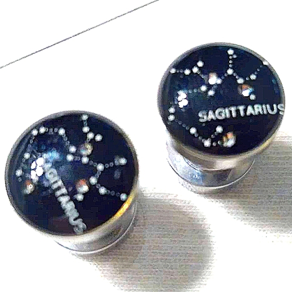 2G Ear Plugs Gauges - Sagittarius Symbol Horoscope - Picture 2 of 2